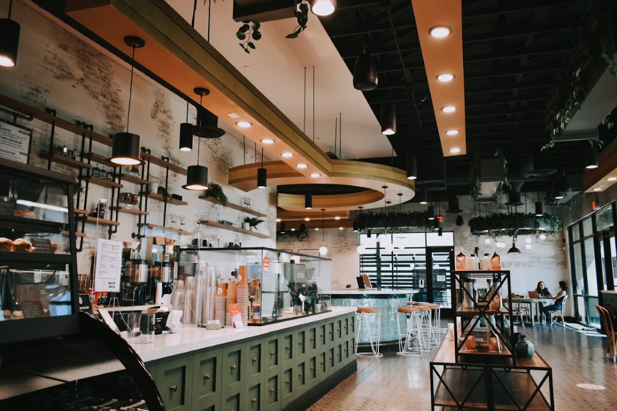 Top Cup Coffee House interior