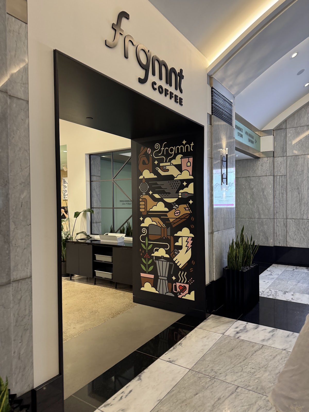 FRGMNT Coffee - Skyway interior