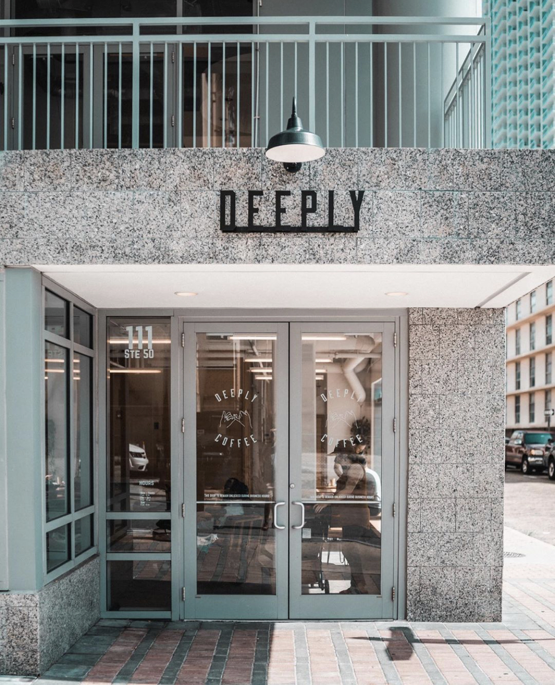 Deeply Coffee Company interior