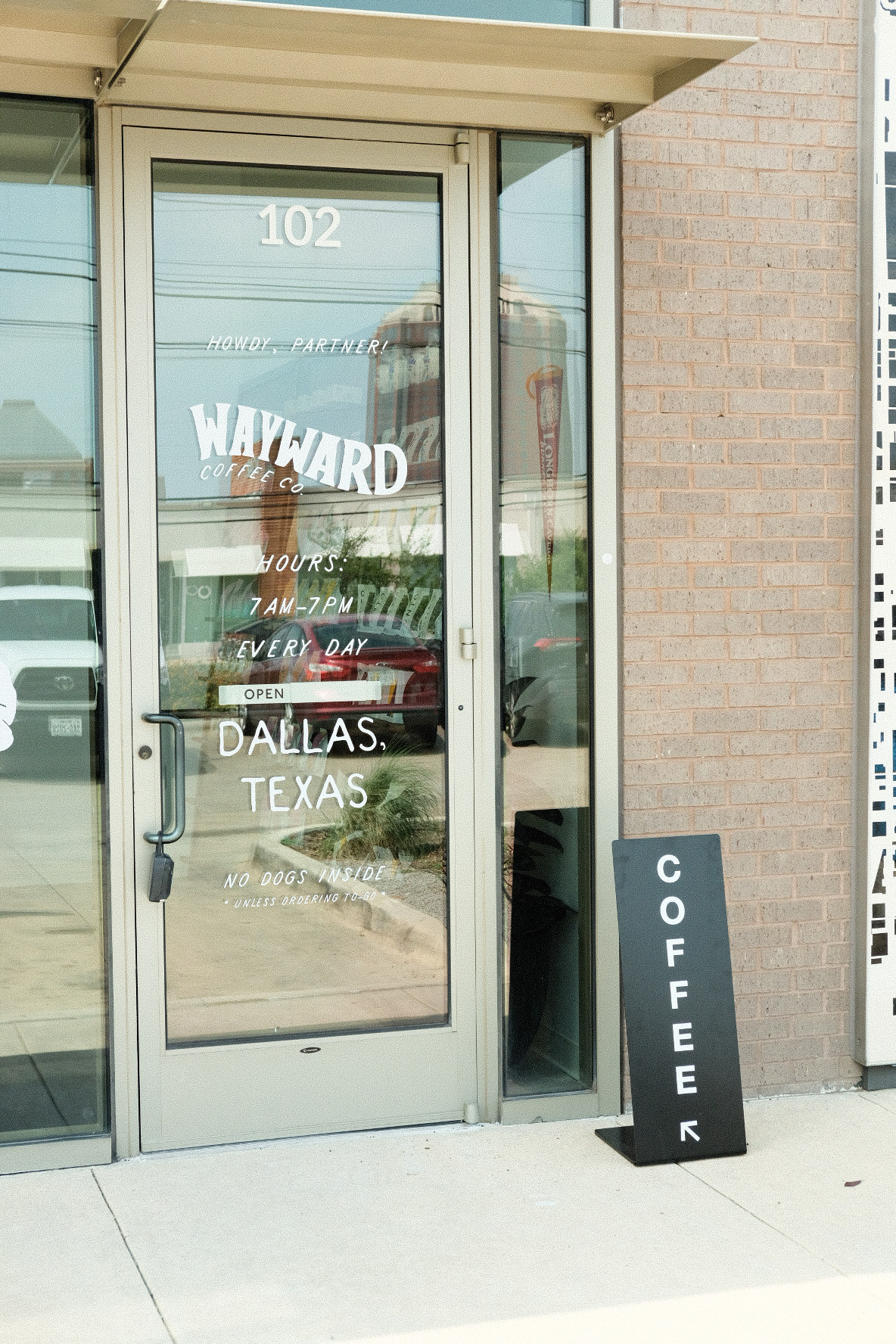 Wayward Coffee Co interior