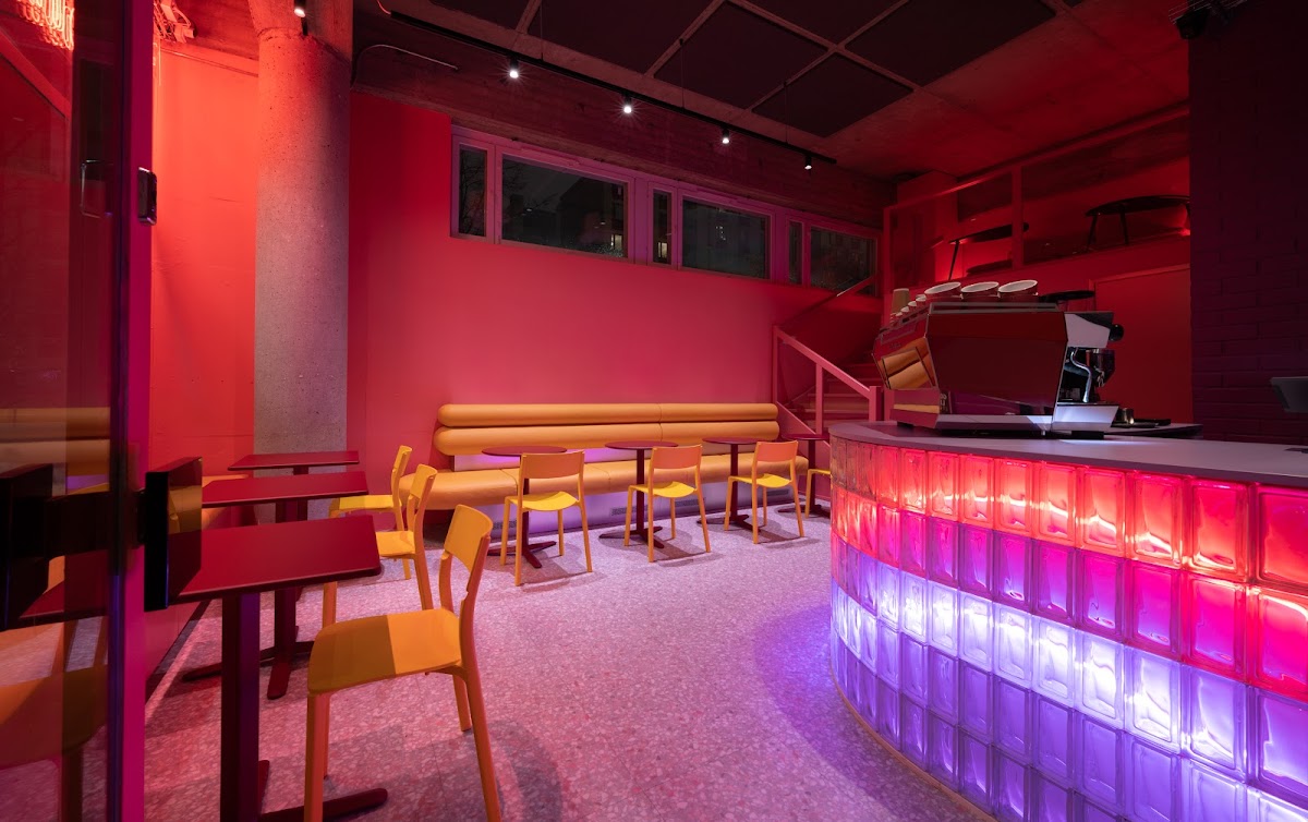 Outrun Cafe interior