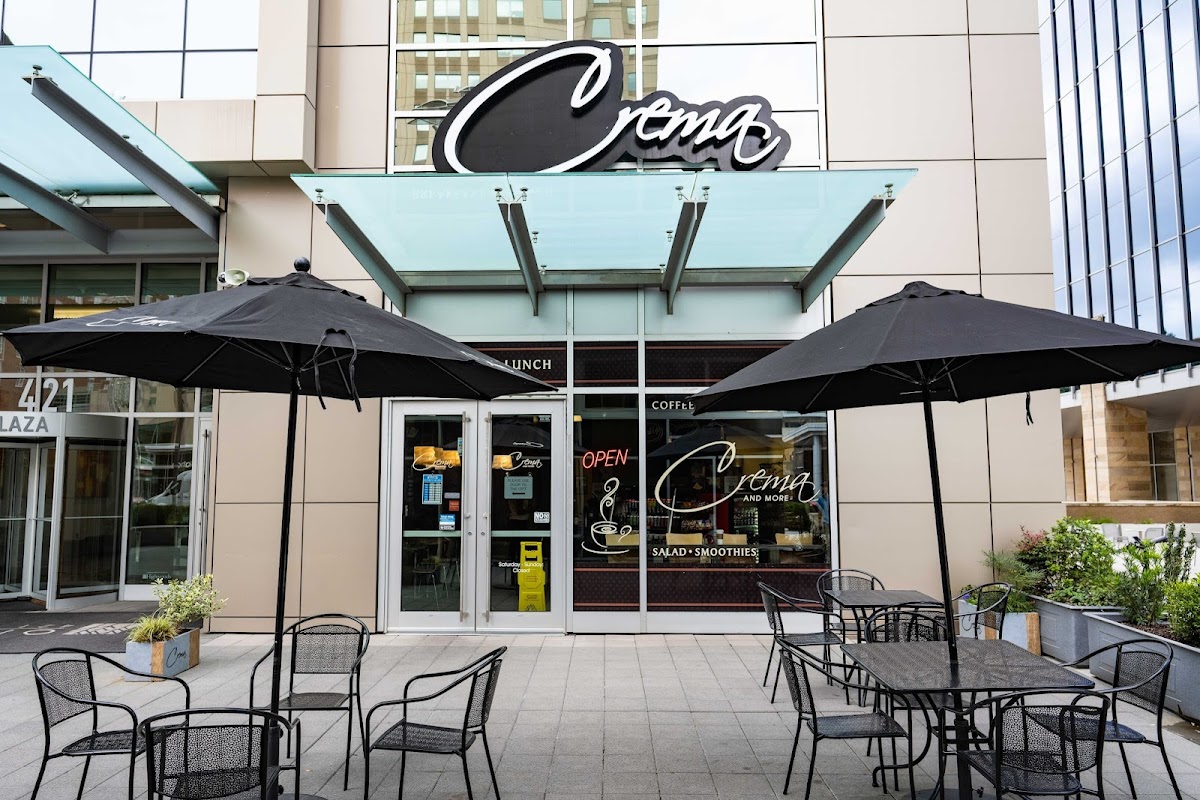 Crema Cafe' Raleigh Downtown interior