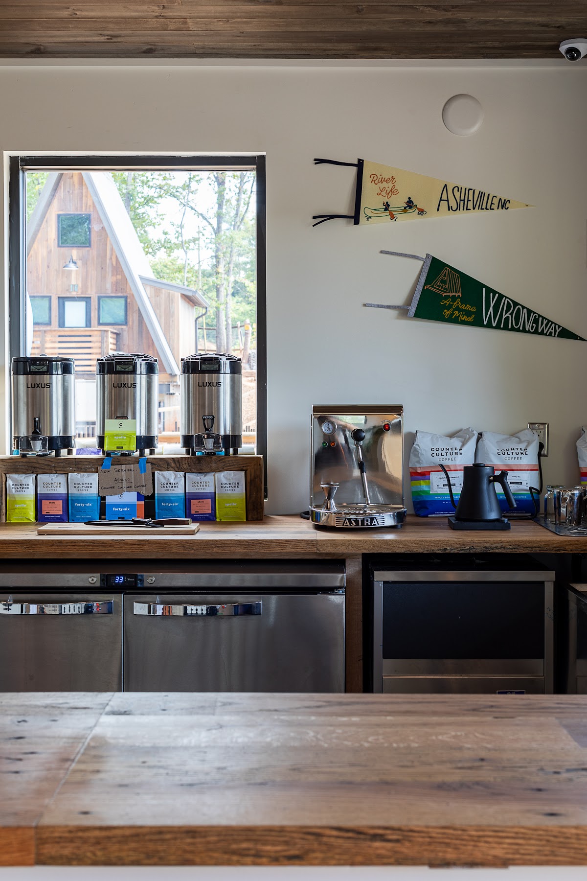 The Canteen at Wrong Way River Lodge & Cabins interior