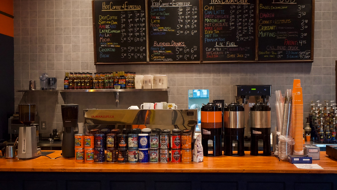 Jittery Joe's Coffee interior