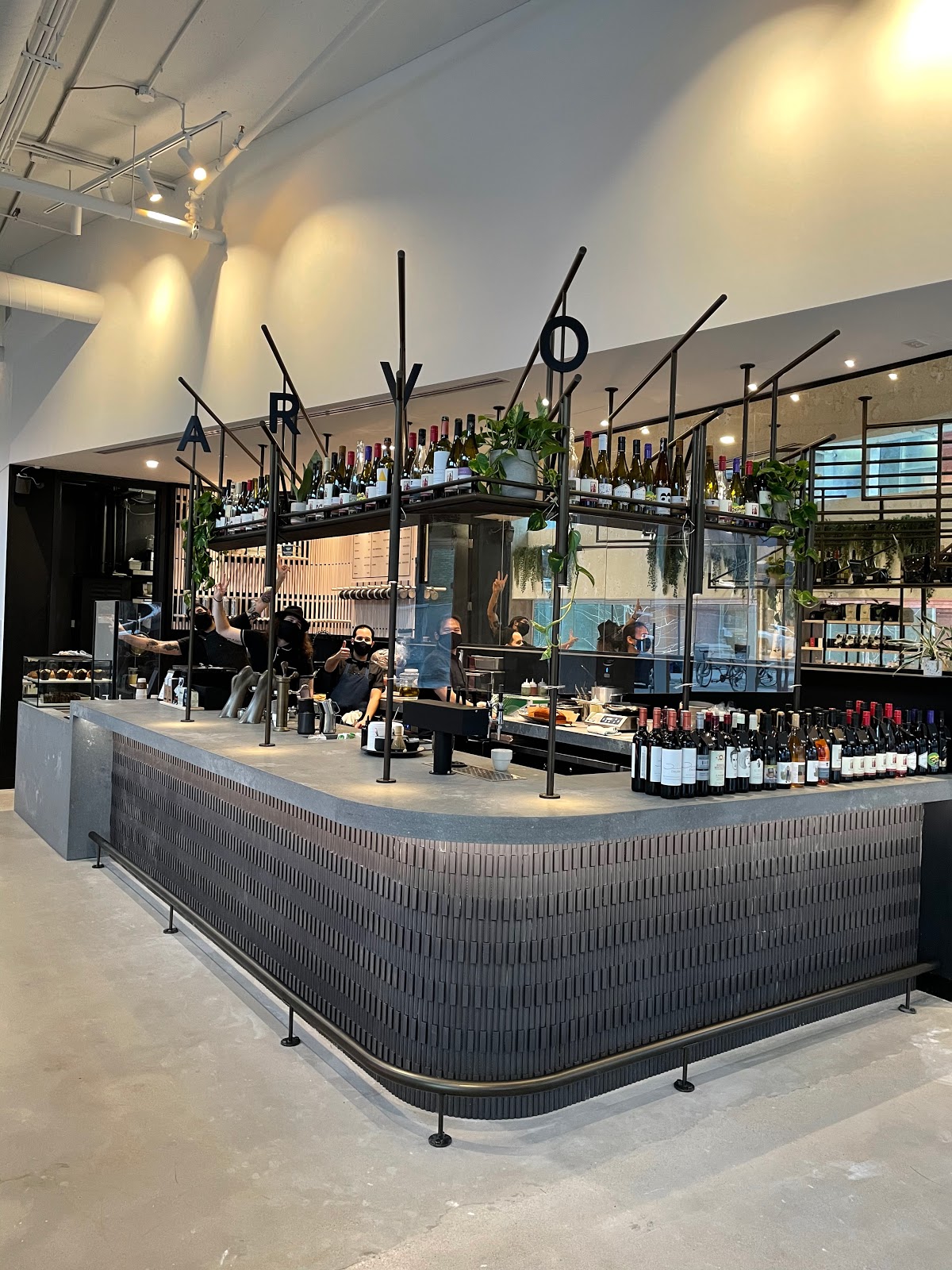 Arvo Coffee and Wine interior