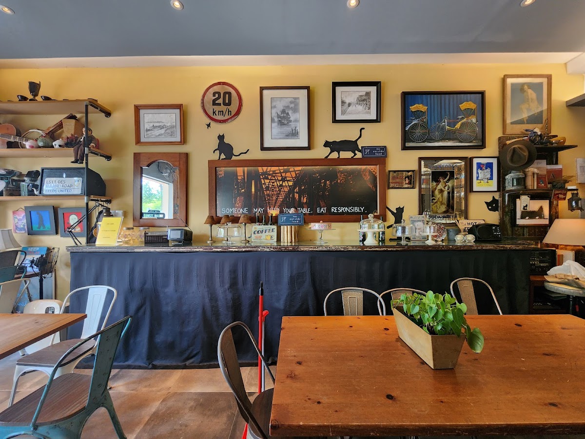 Cafe Sunset Railway interior