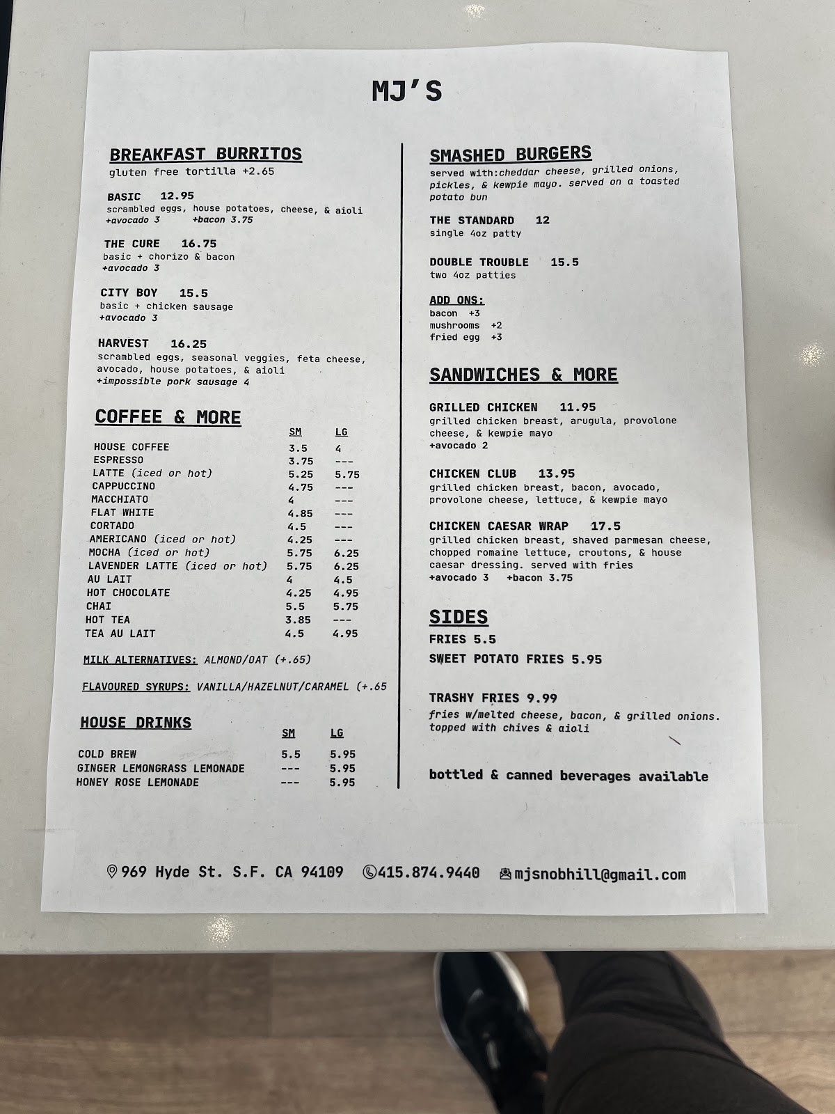 Photo of MJ's Cafe