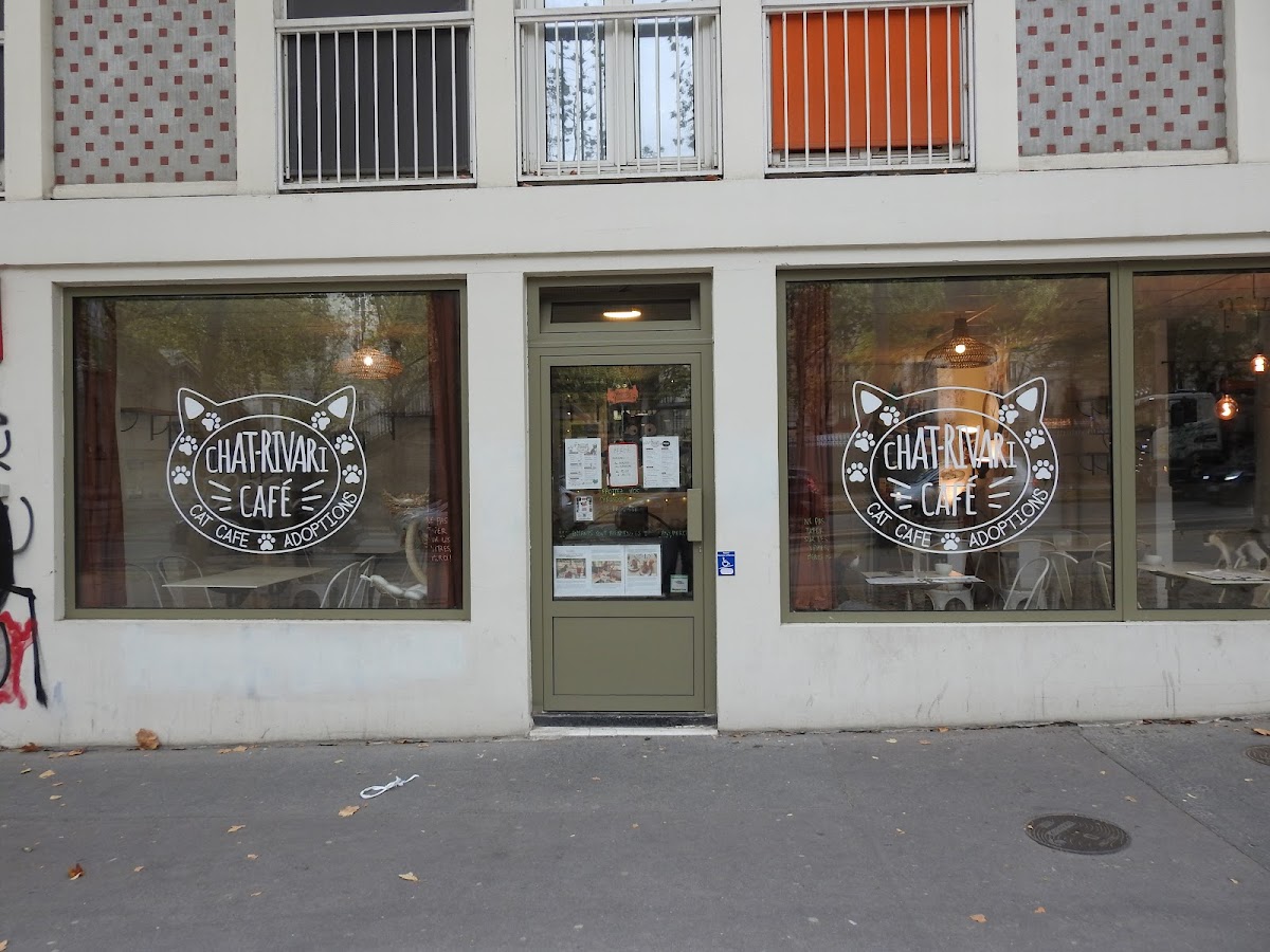 Le Chat-Rivari Café interior