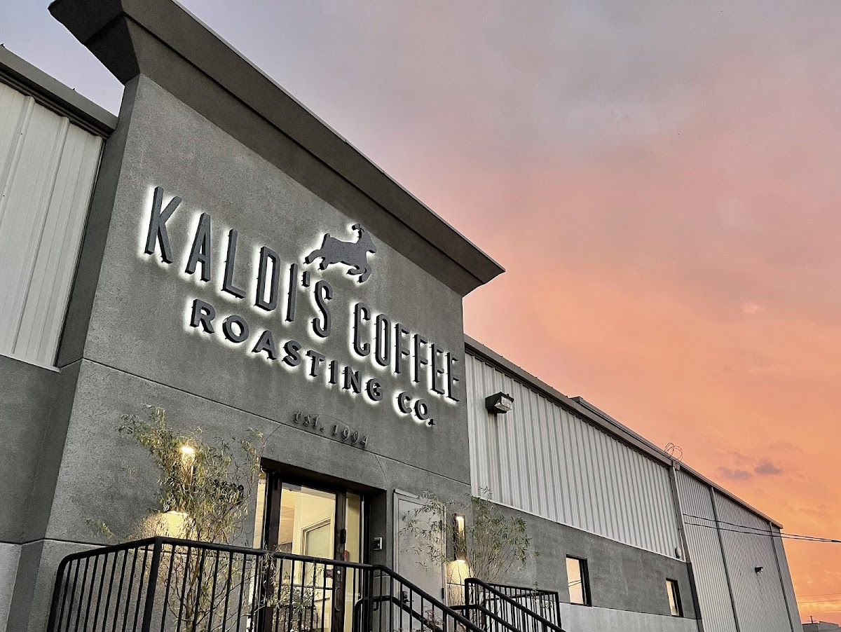 Kaldi's Coffee Roasting Co. Office & Roastery interior