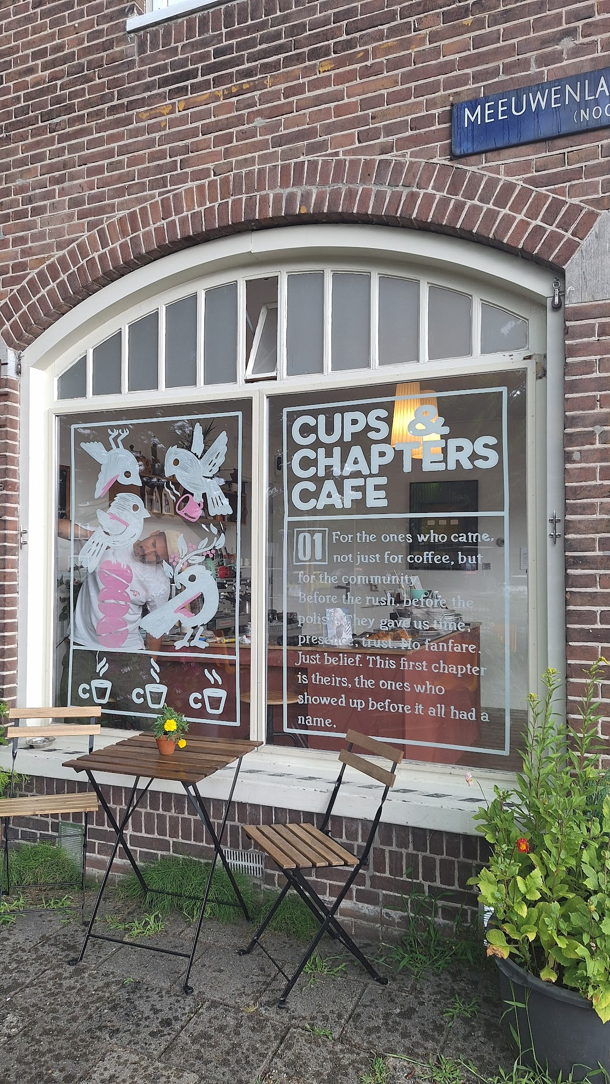 Cups & Chapters Cafe interior