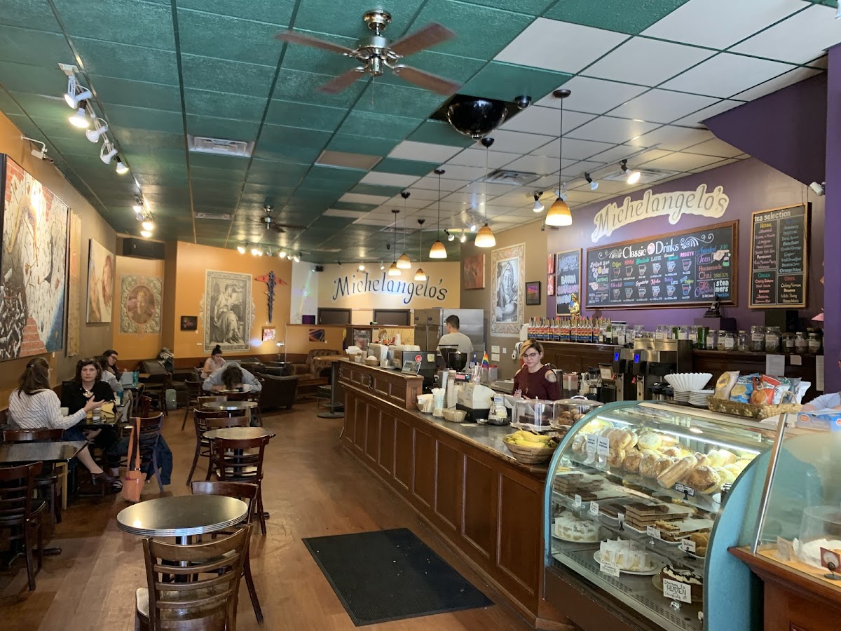 Michelangelo's Coffee House interior
