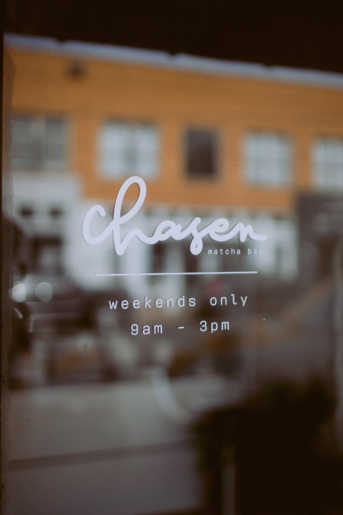 Photo of chasen matcha bar