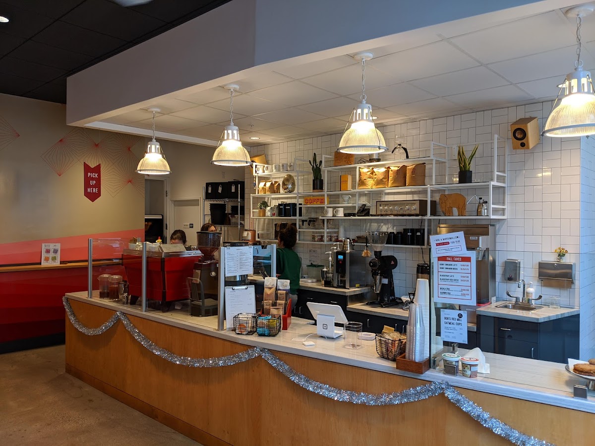 modern coffee interior