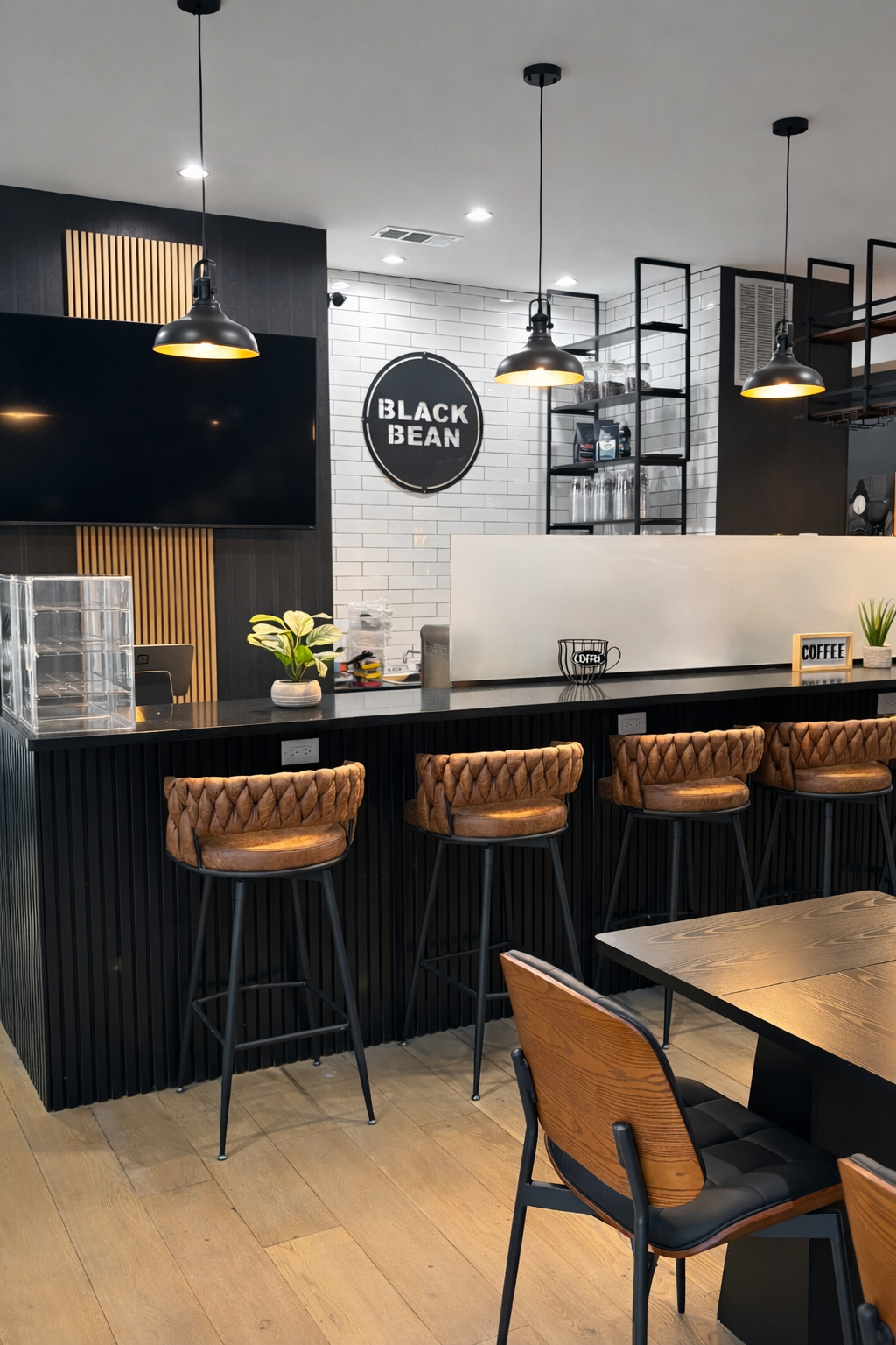 Black Bean Cafe interior