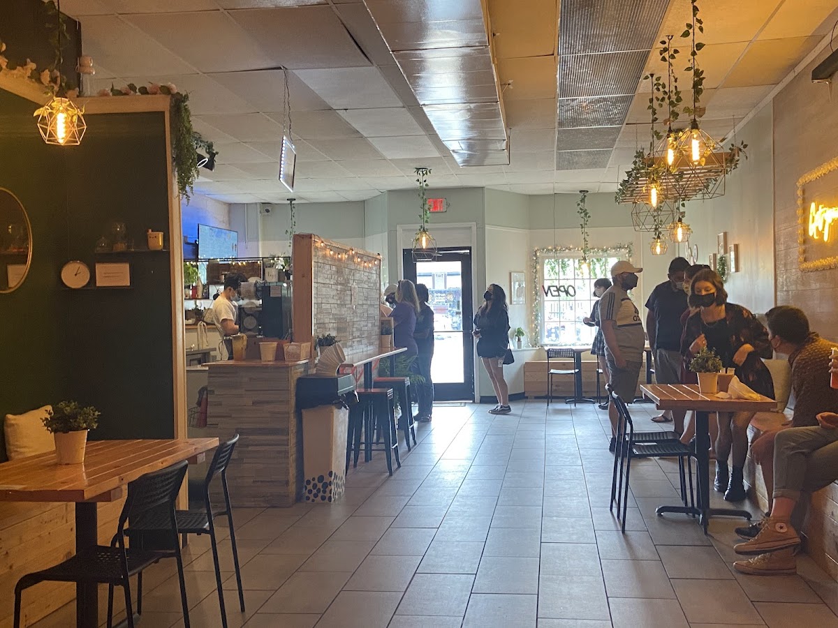 Moshi Moshi Boba Cafe interior