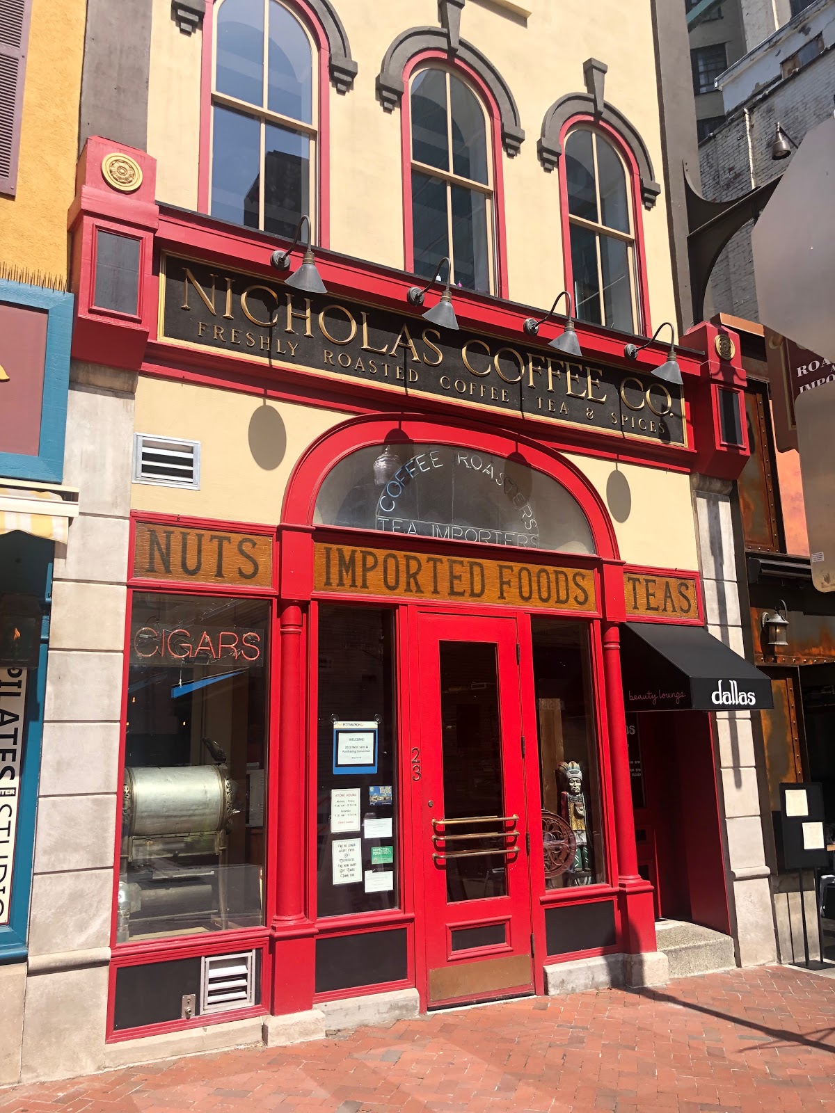 Nicholas Coffee and Tea Co. interior