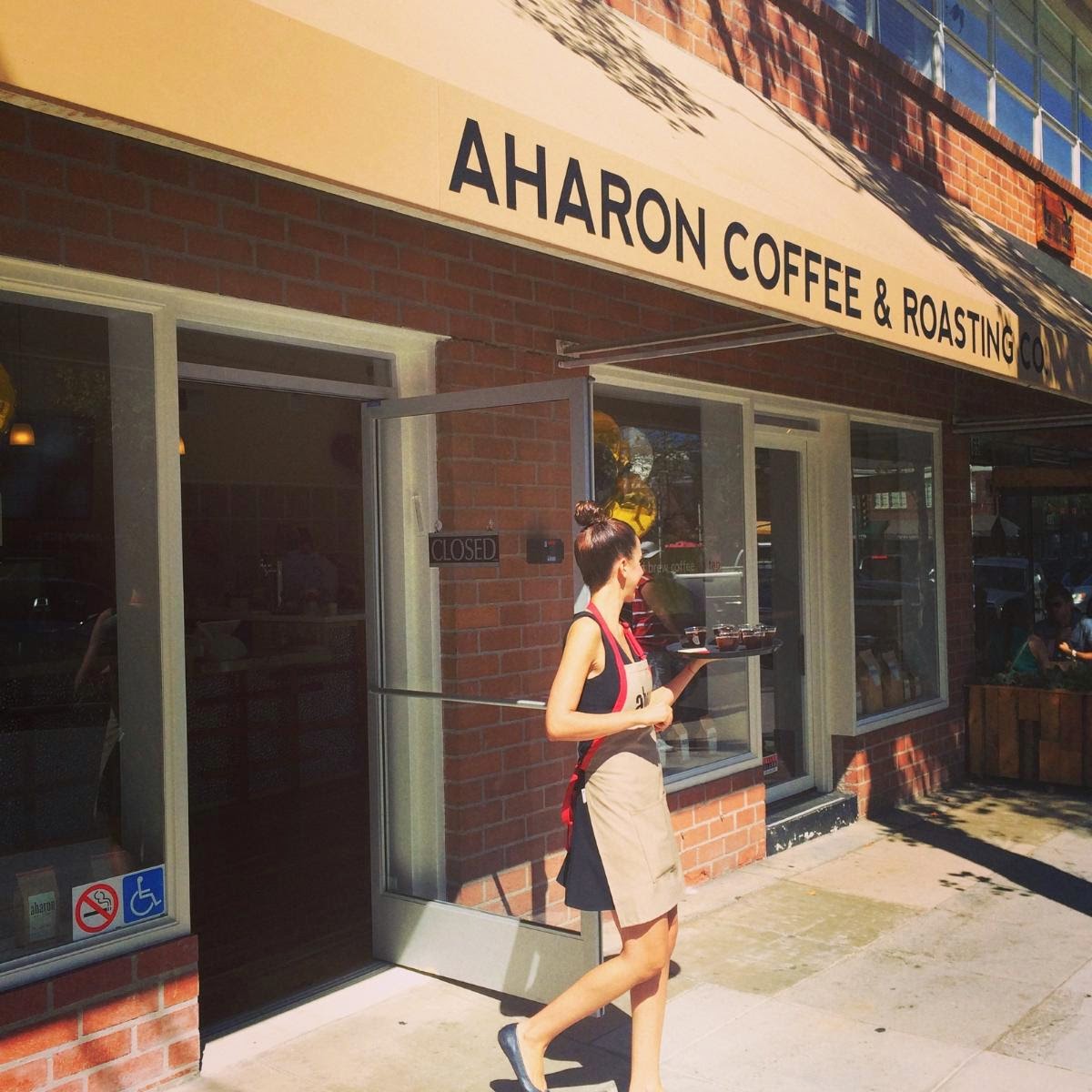 Aharon Coffee & Roasting Co. interior