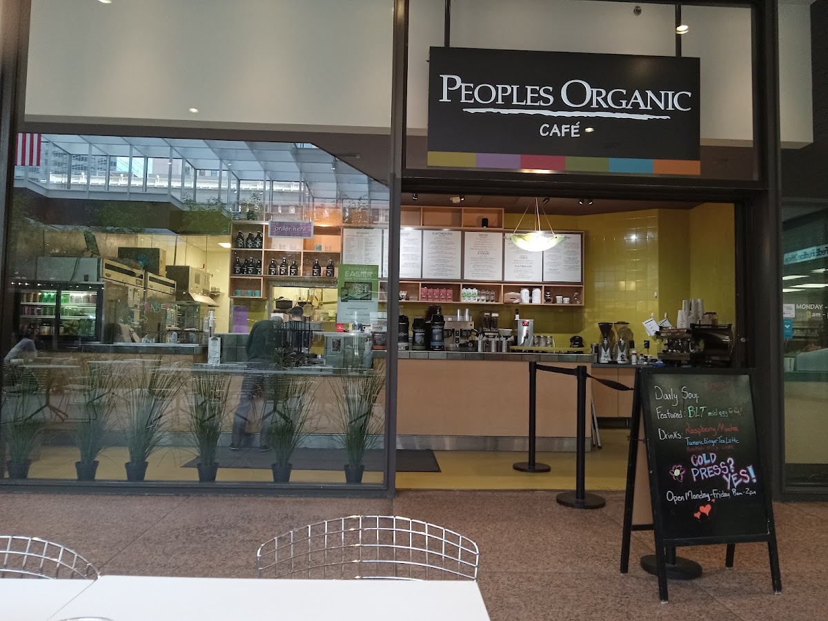 People's Organic Cafe interior