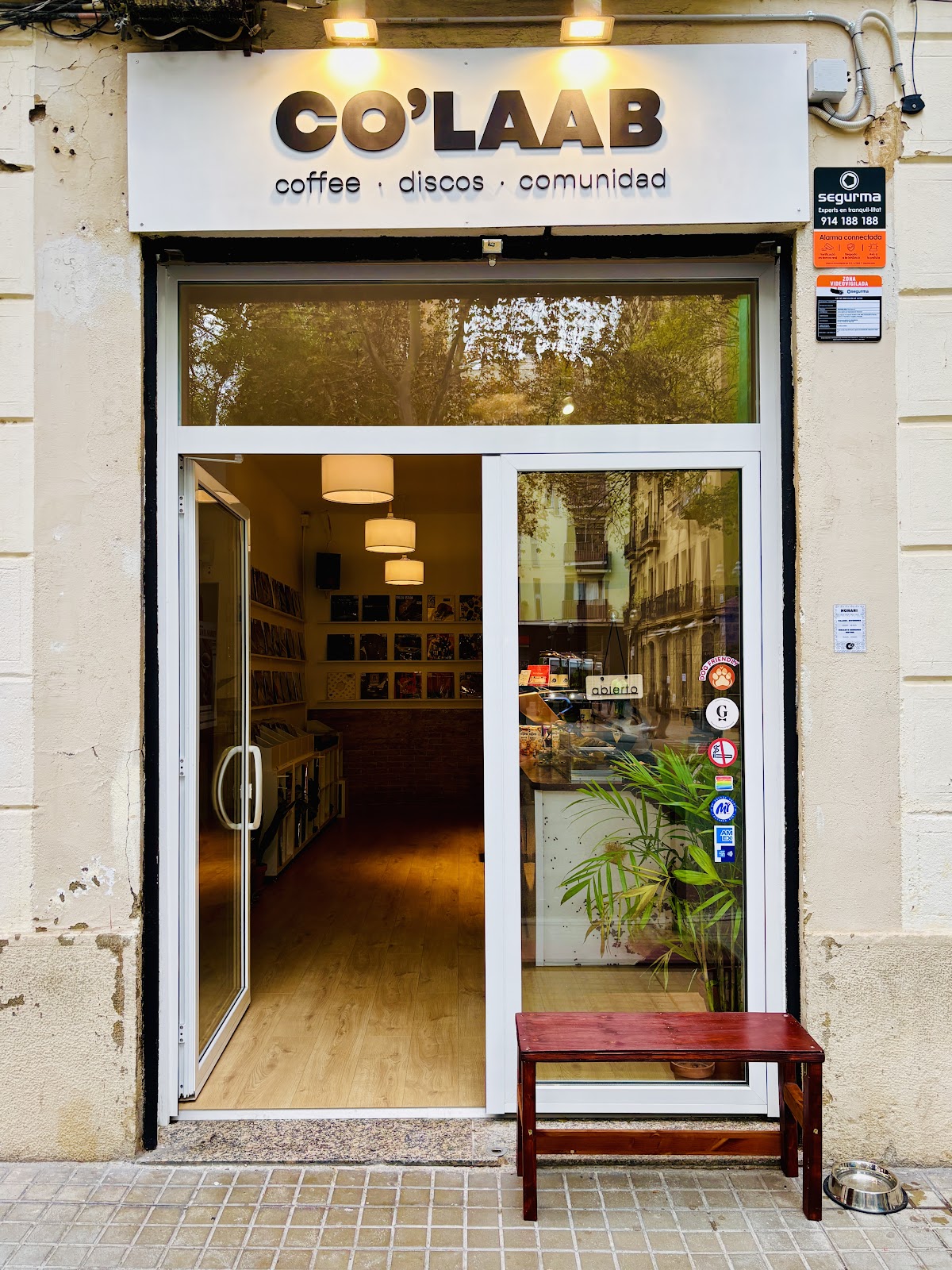 CO'LAAB - record store and specialty coffee interior