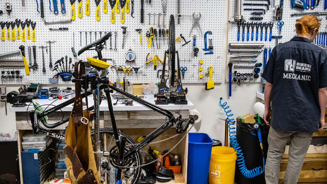 Bikes and Beans interior