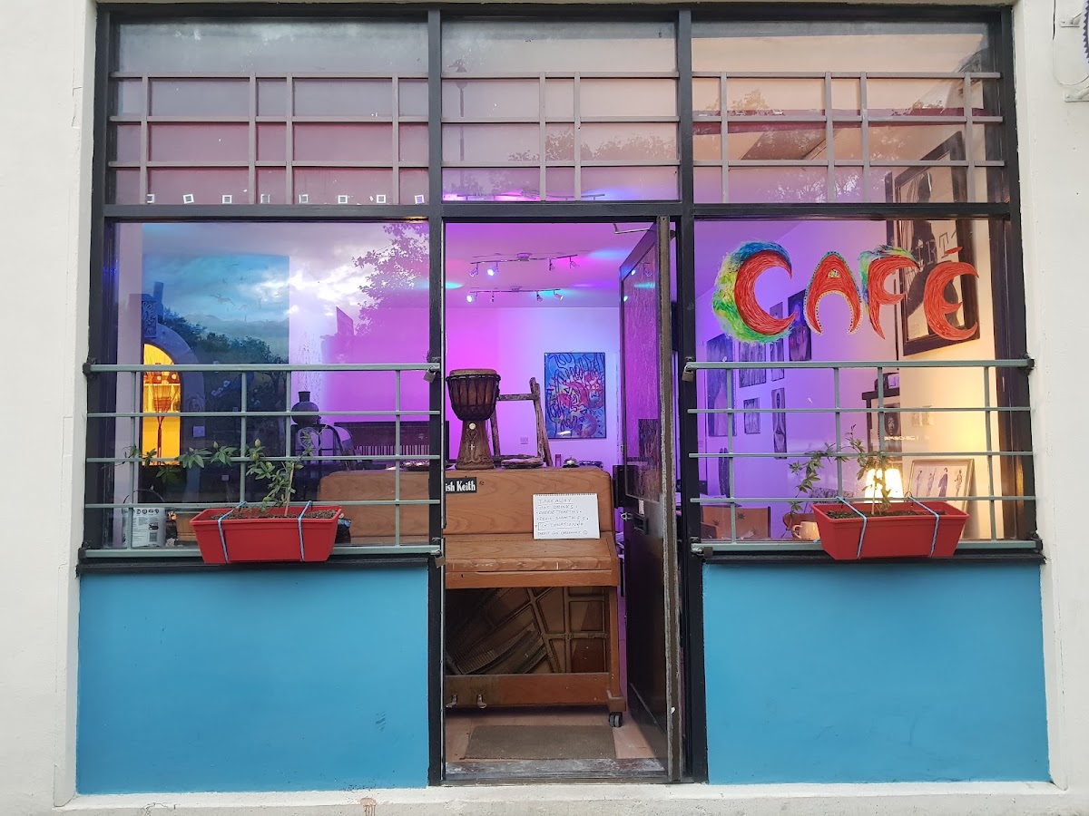 Sketchy Beats Cafe interior