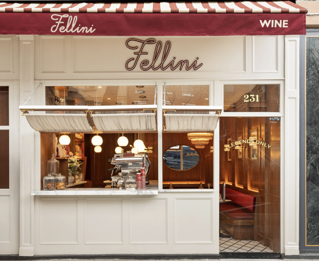 Fellini Coffee Meatpacking interior