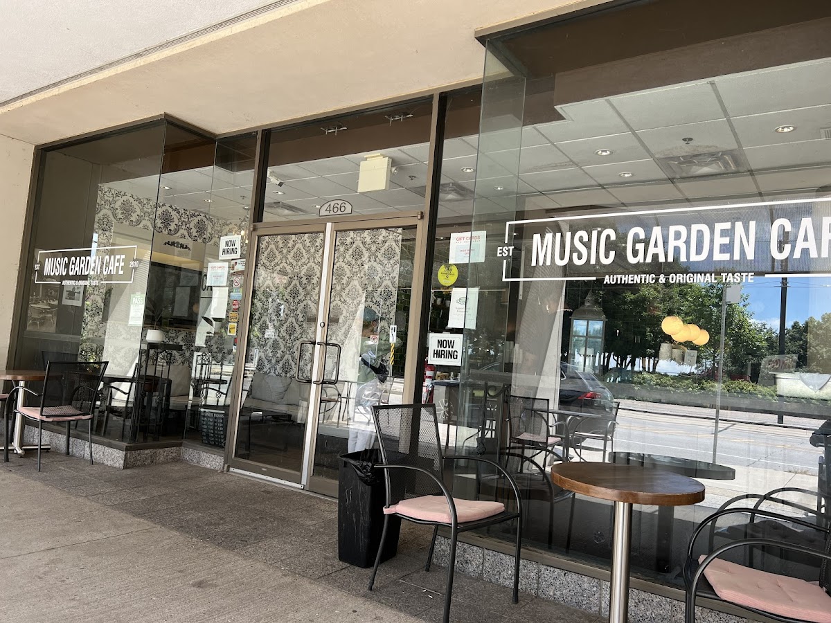 Music Garden Cafe interior