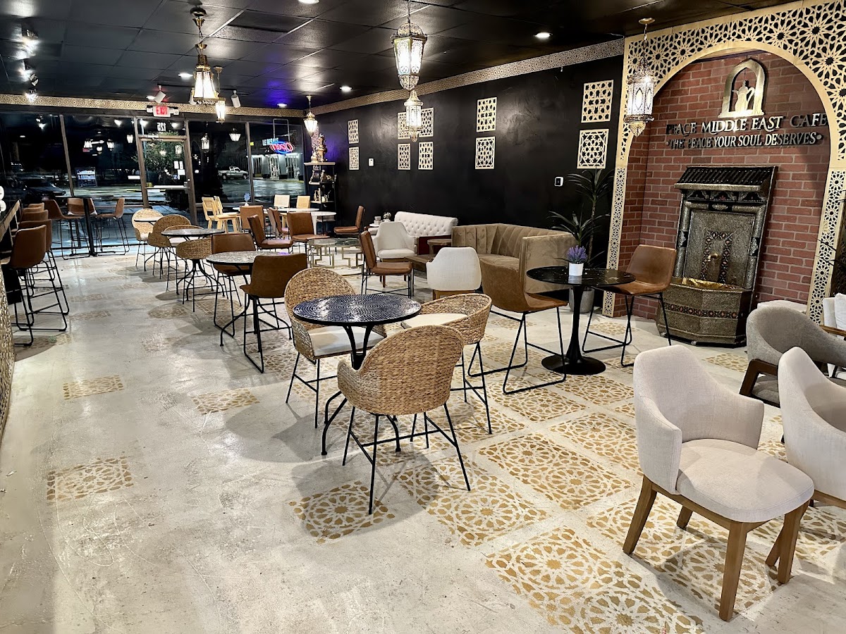 Peace Middle East cafe interior