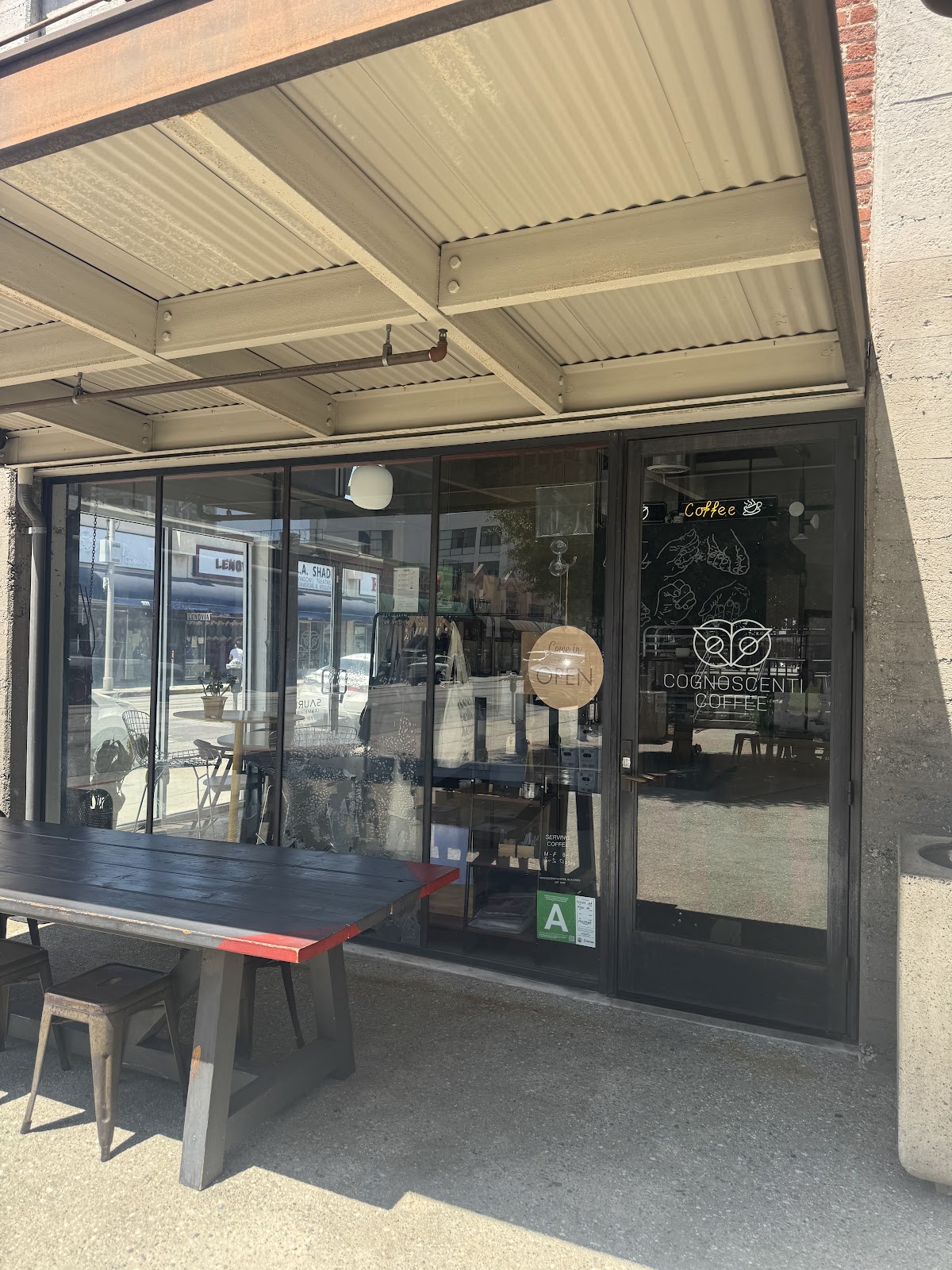 Cognoscenti Coffee Roasters interior