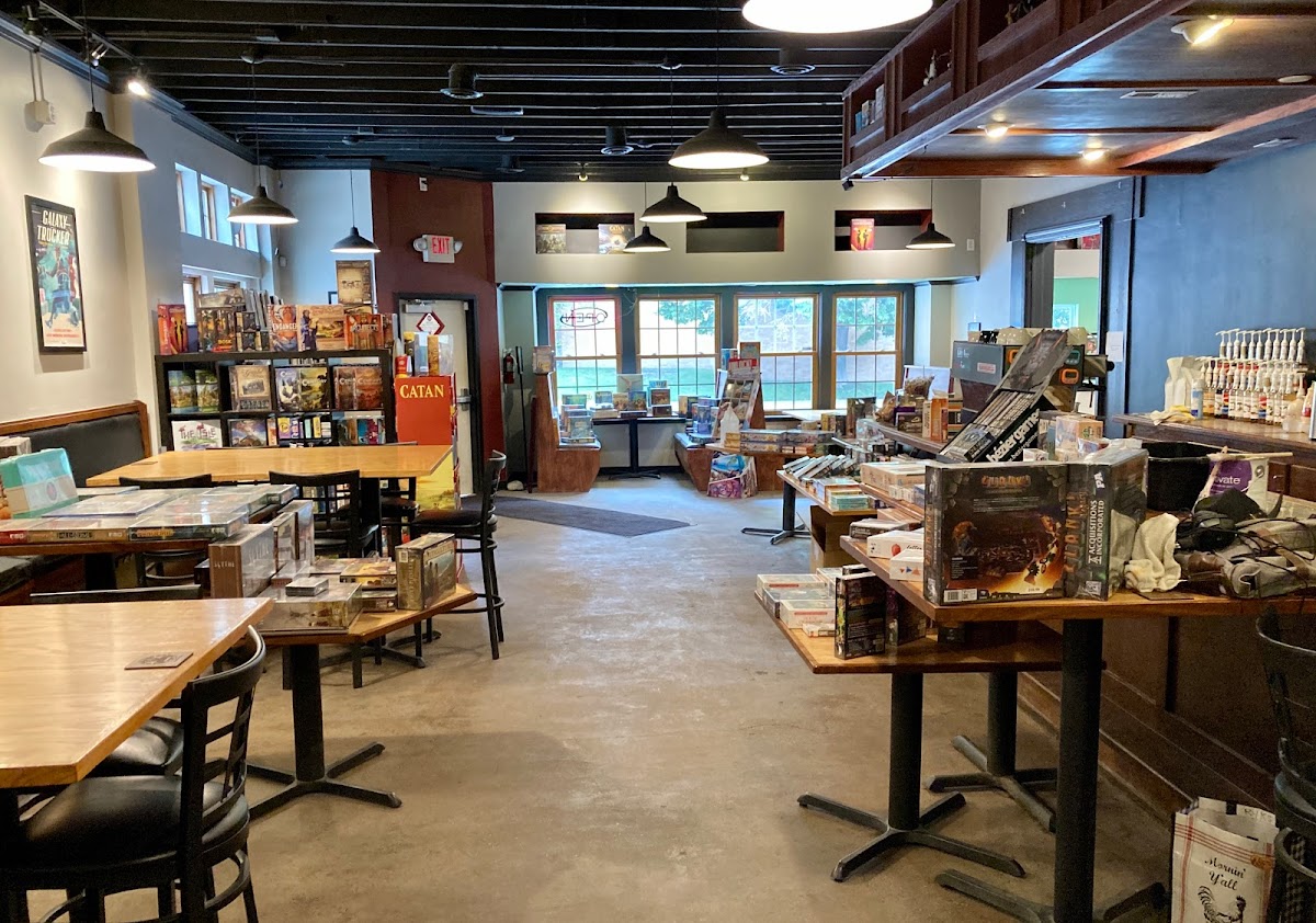 Spielbound Board Game Cafe interior