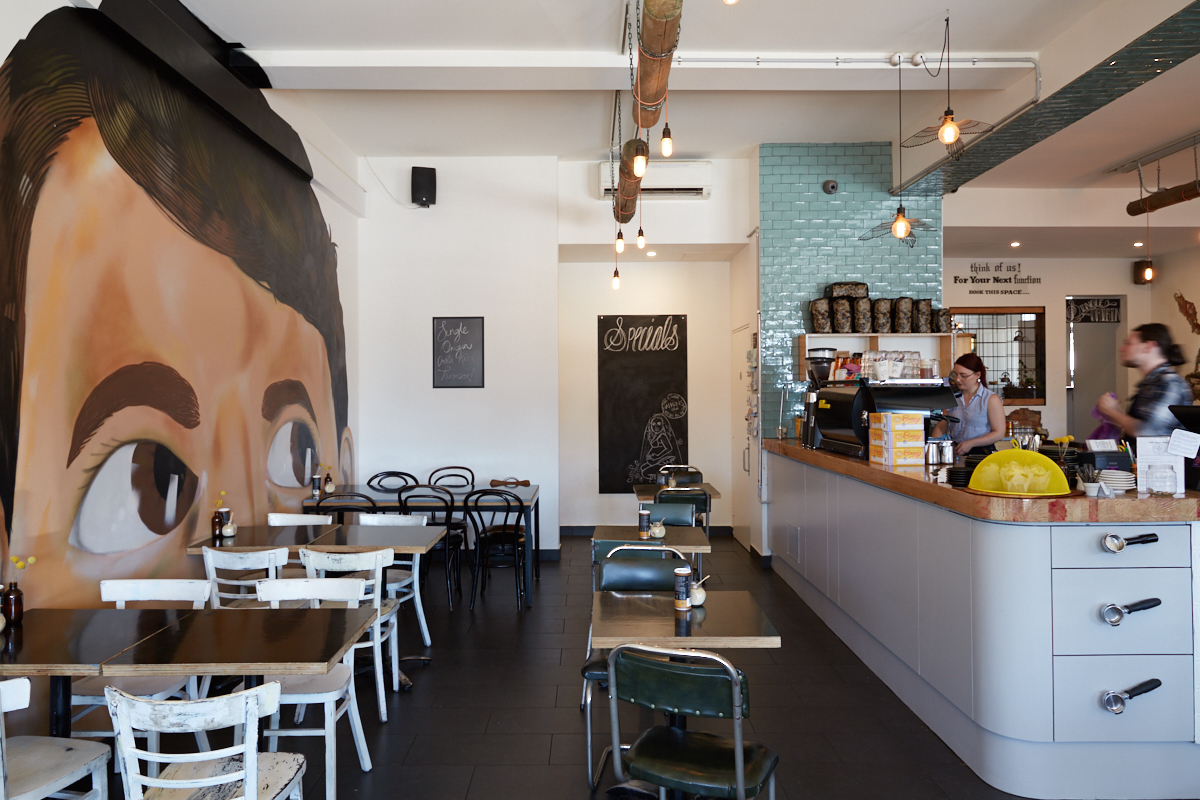 Naughty Boy Cafe interior