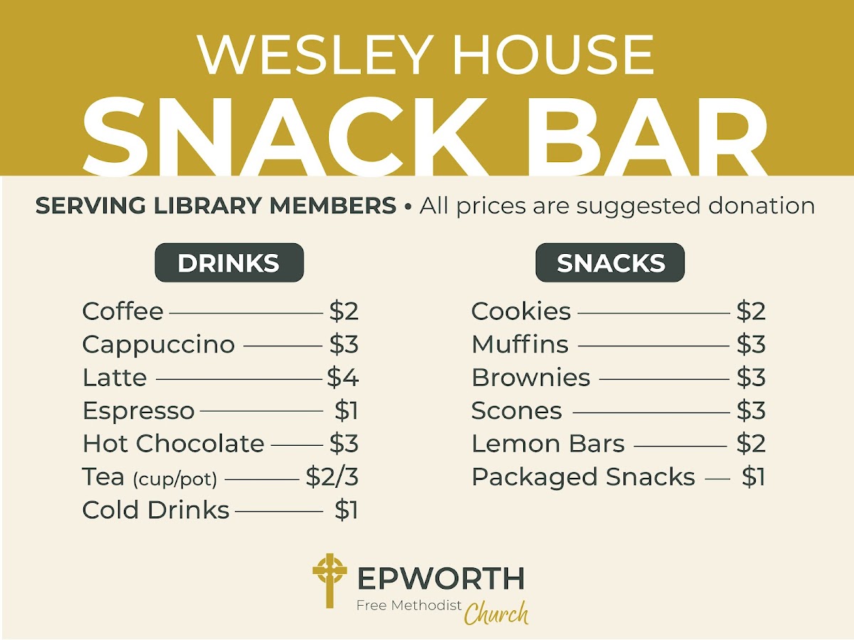 Epworth Library & Snack Bar interior