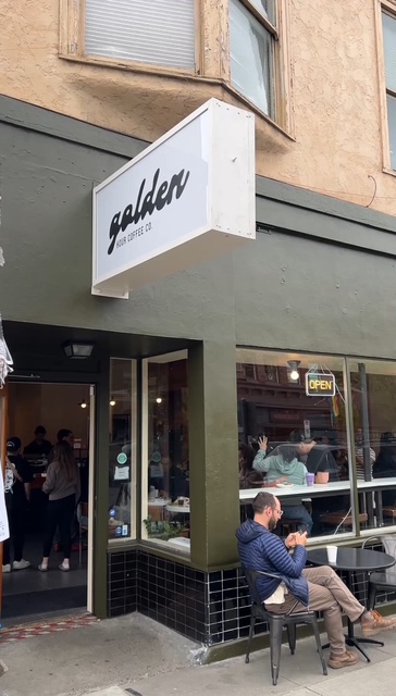 Golden Hour Coffee Co. interior