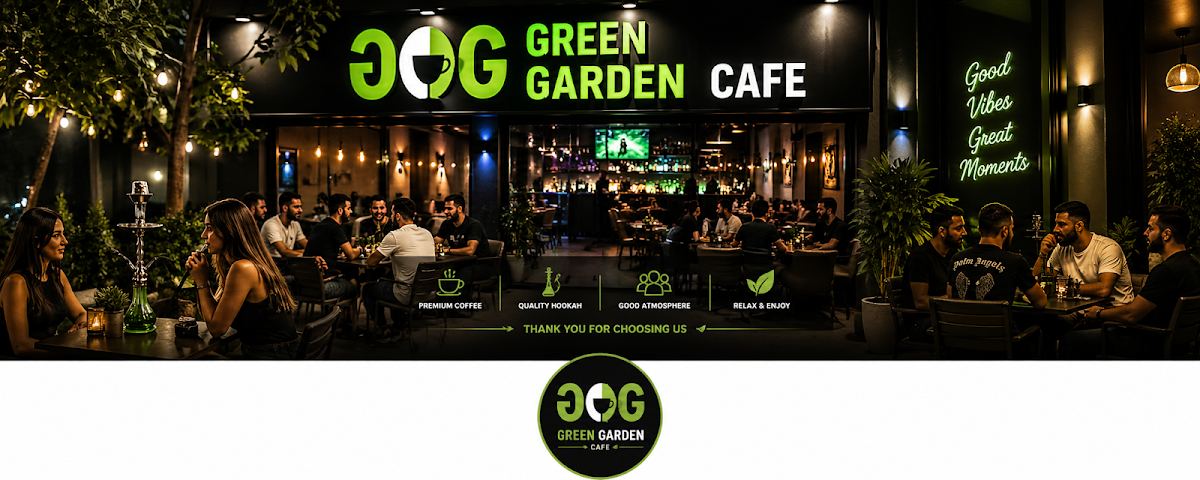 Green garden cafe interior