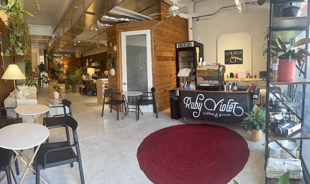 RubyViolet Coffee and Goods interior
