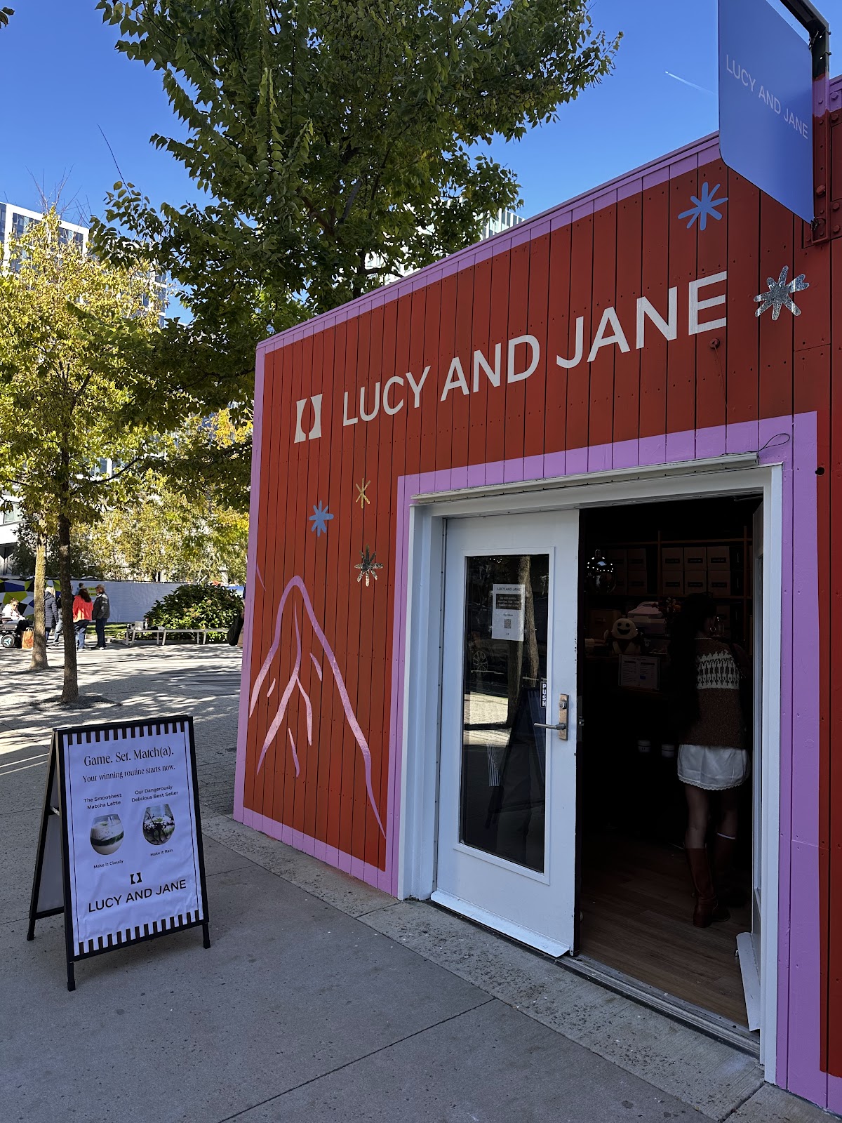 Lucy and Jane Matcha interior