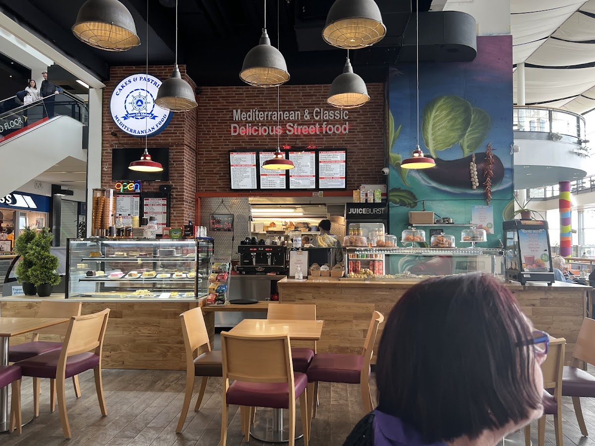 Mediterranean and Classic Delicious Street Food interior
