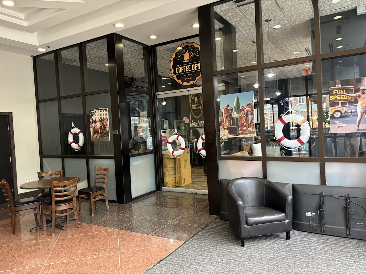 The Coffee Den Indy interior
