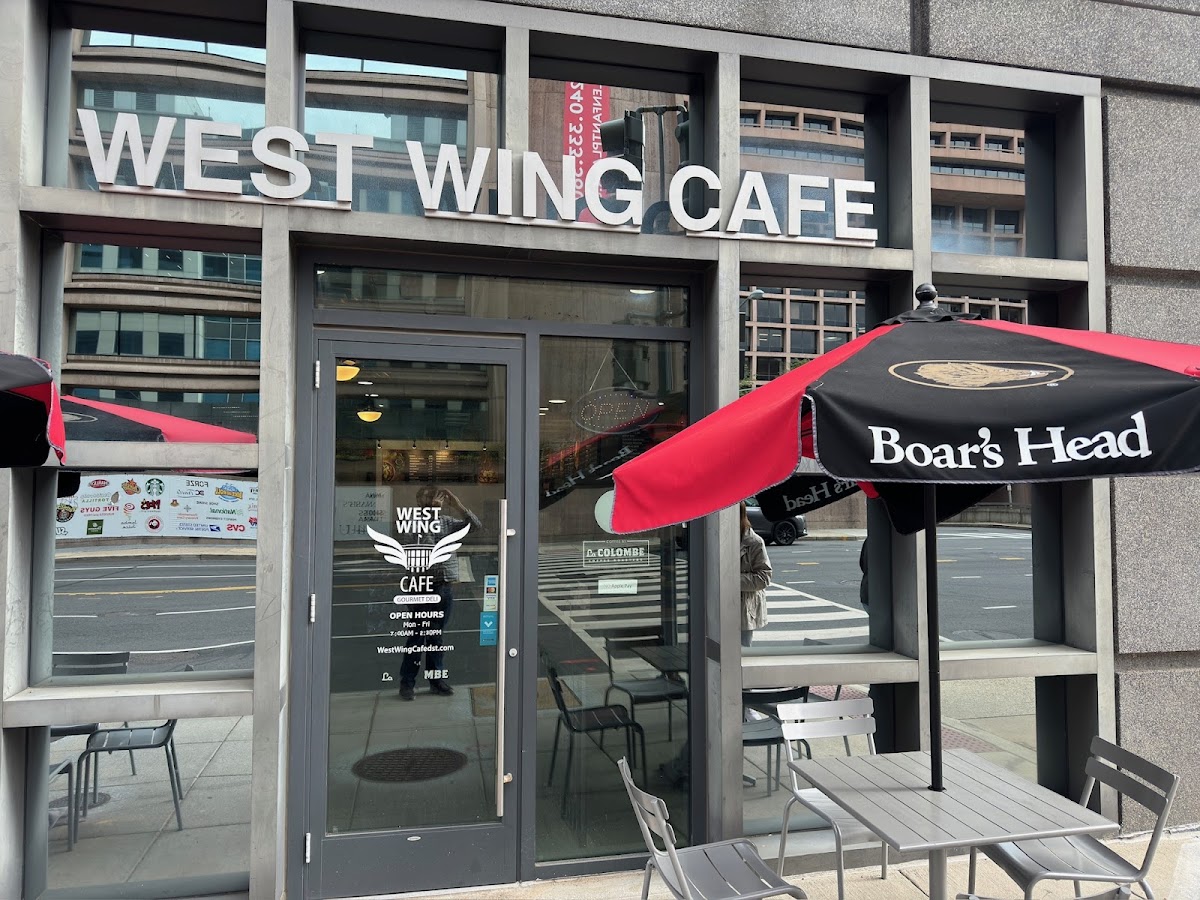 West Wing Cafe interior