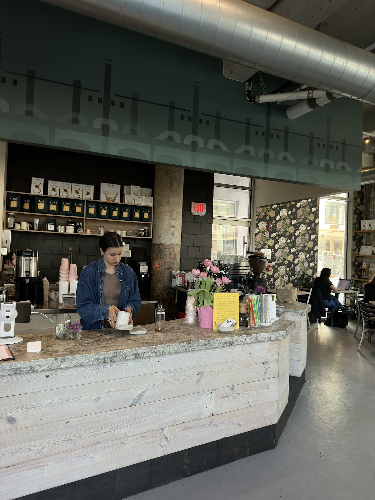 Elixr Coffee Roasters interior