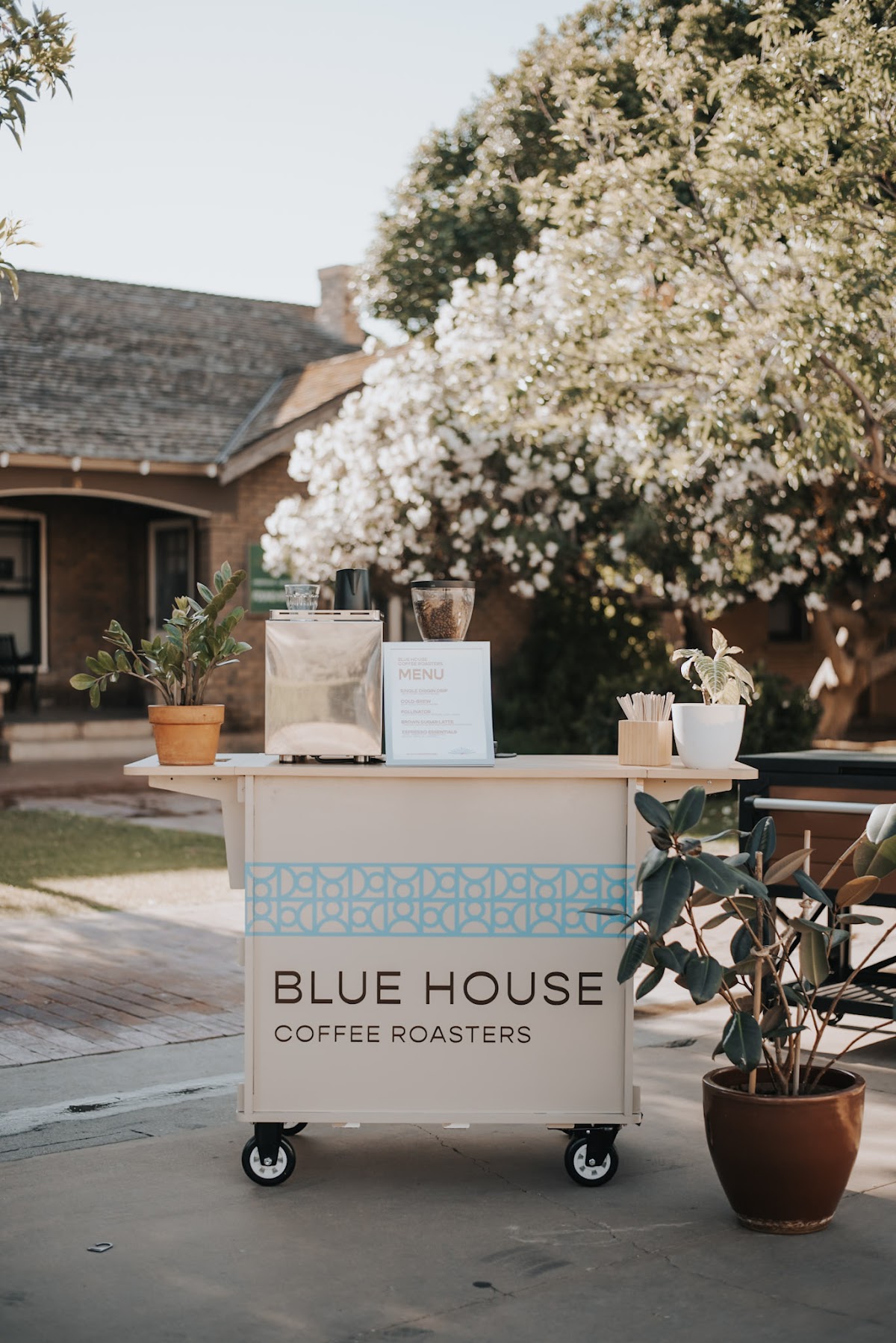 Blue House Coffee Mobile Espresso Bar - Houston interior