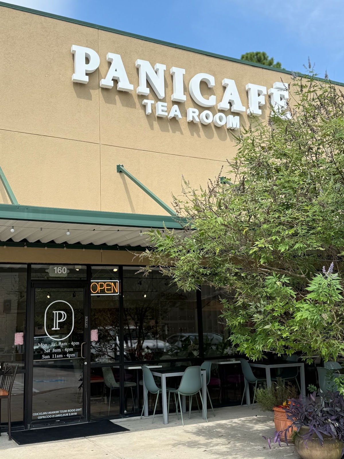 Panicafe Tea Room interior
