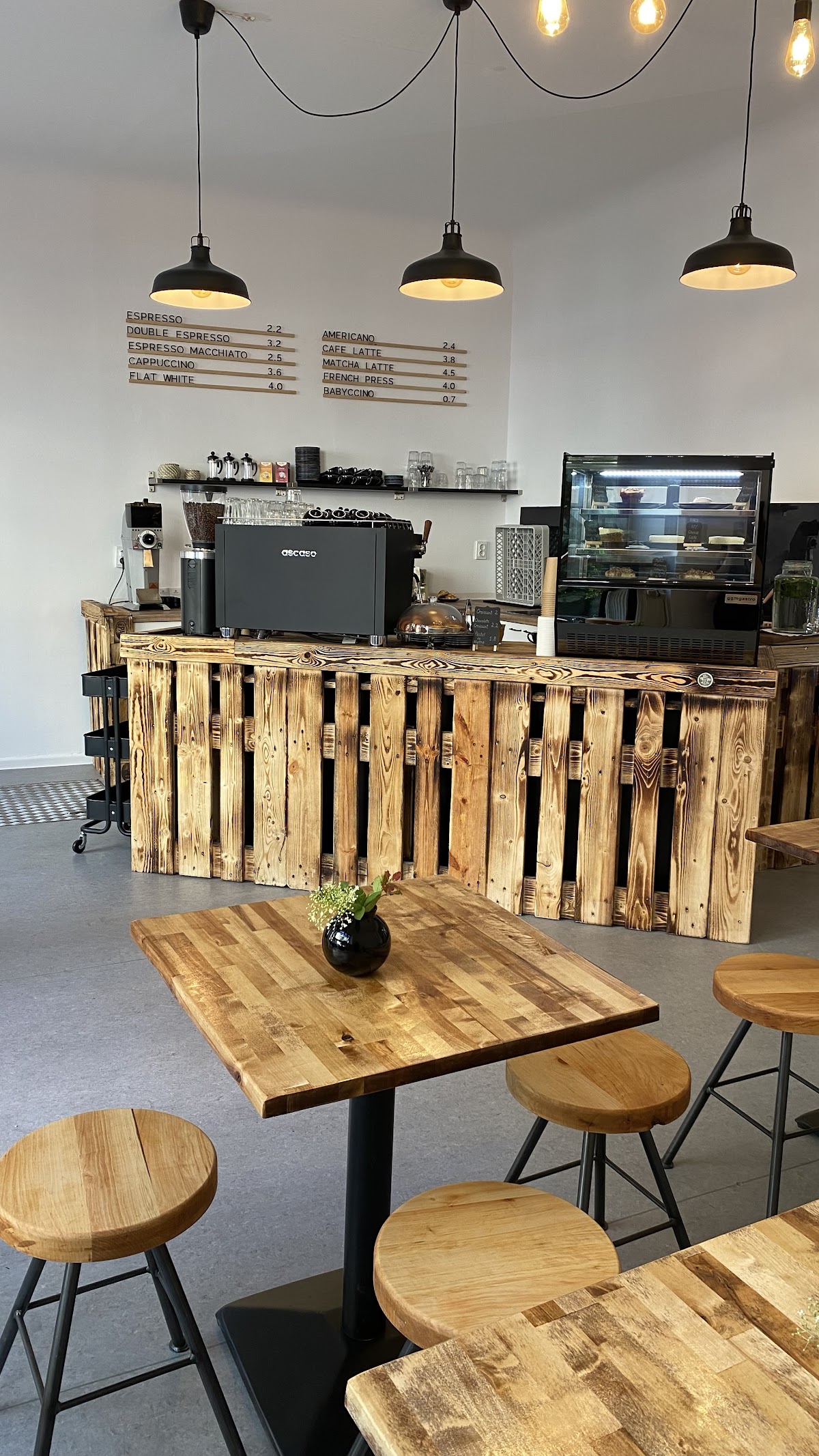 The Bliss Coffee Roastery interior
