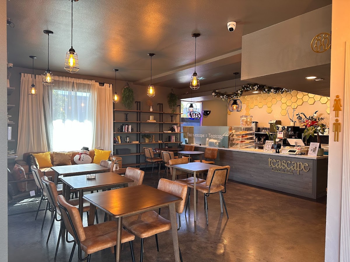 Teascape Coffee and Tea Bar interior