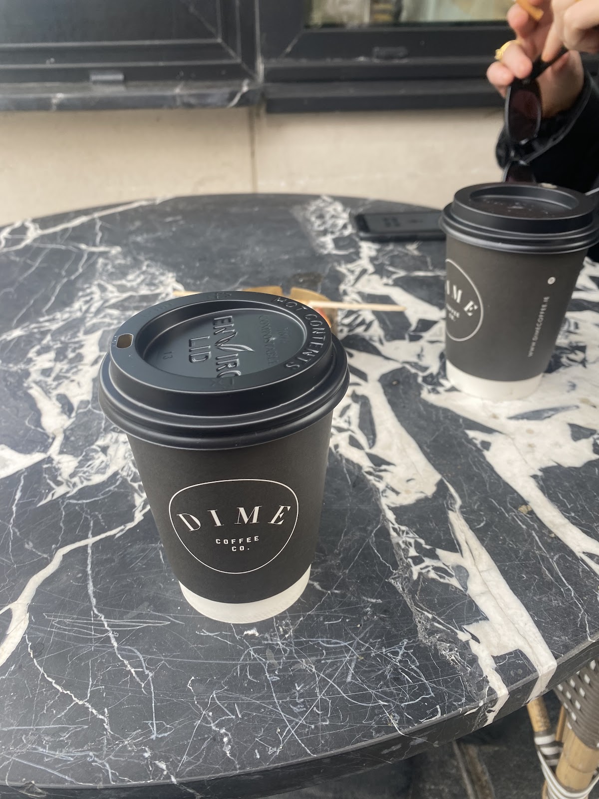 Dime Coffee Co. interior