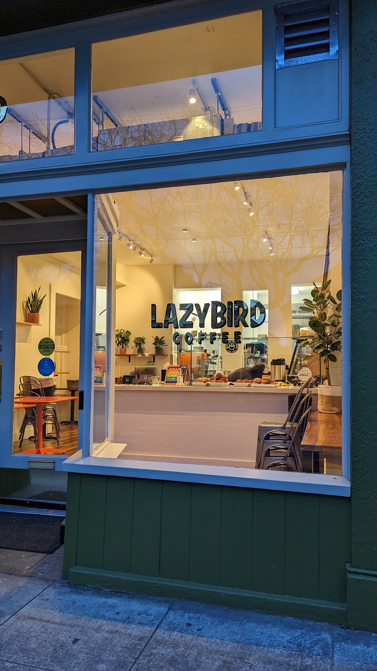 Lazybird Coffee interior