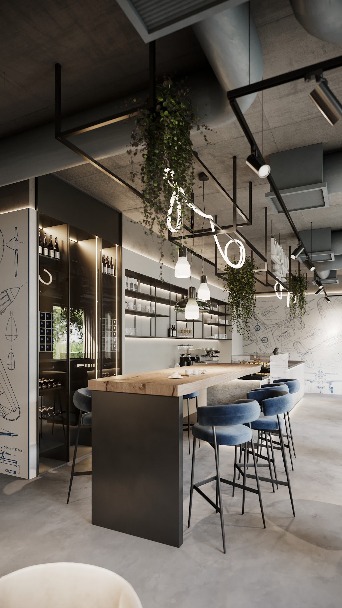 Kofínno Café & Bar interior