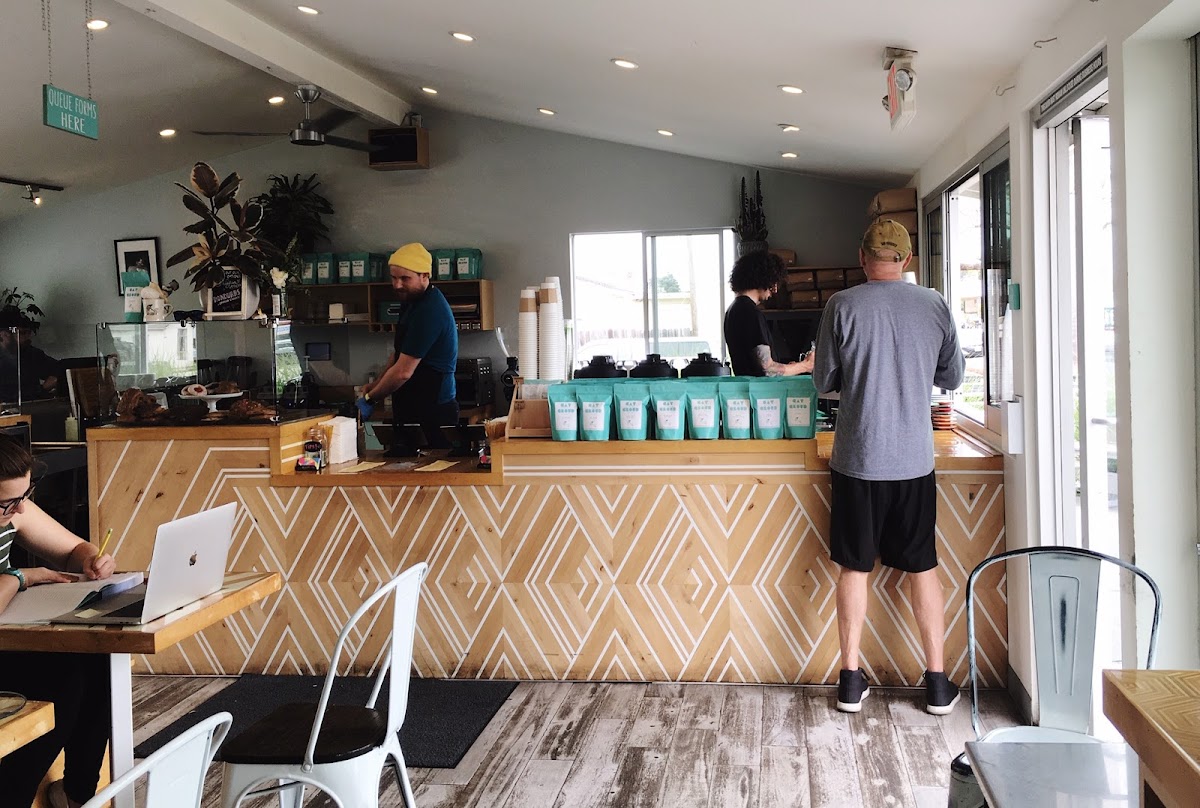 Cat and Cloud Coffee interior
