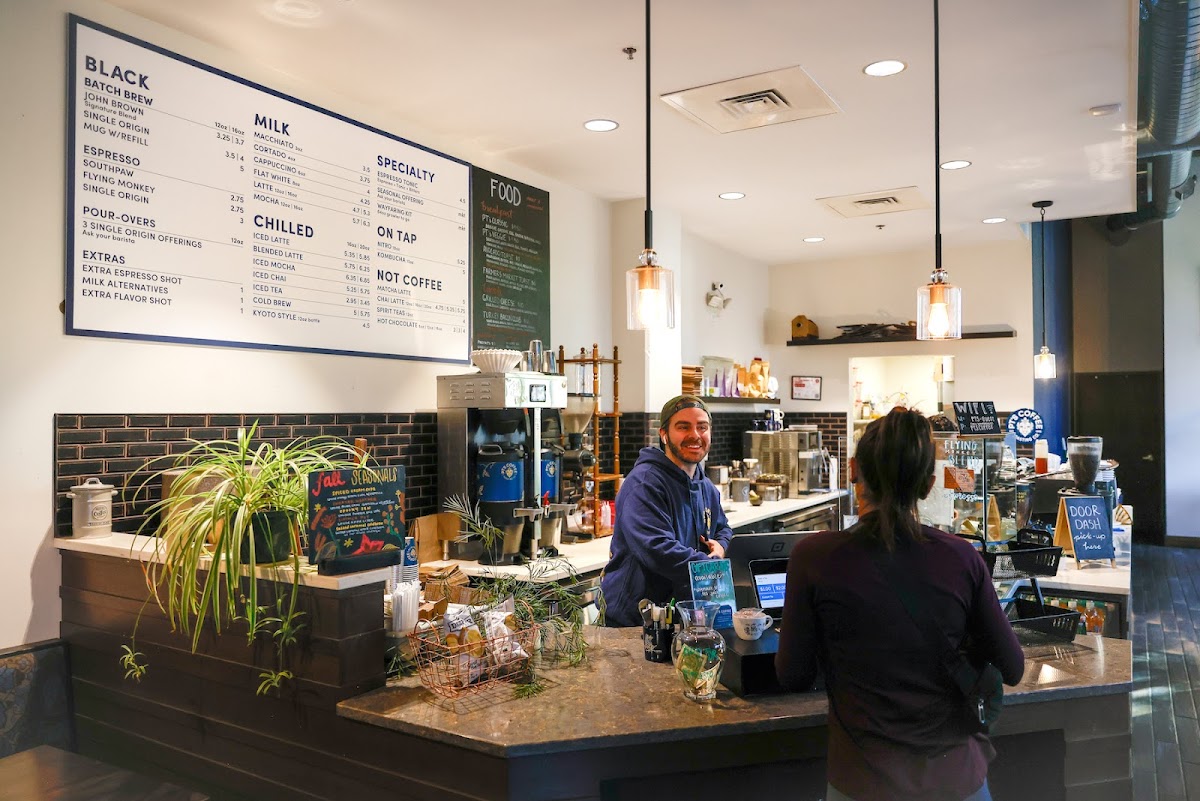 PT's Coffee interior
