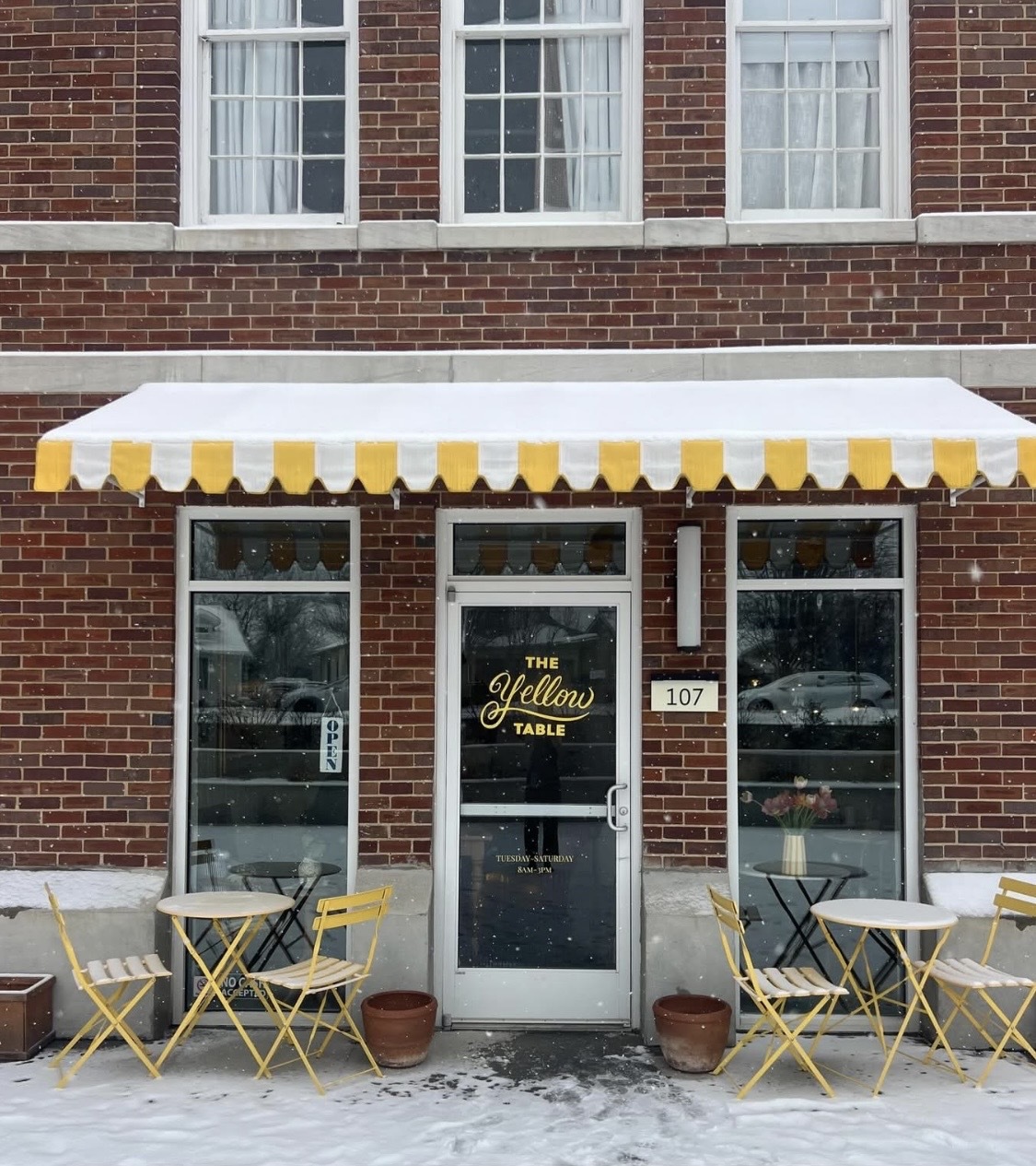 The Yellow Table Café interior